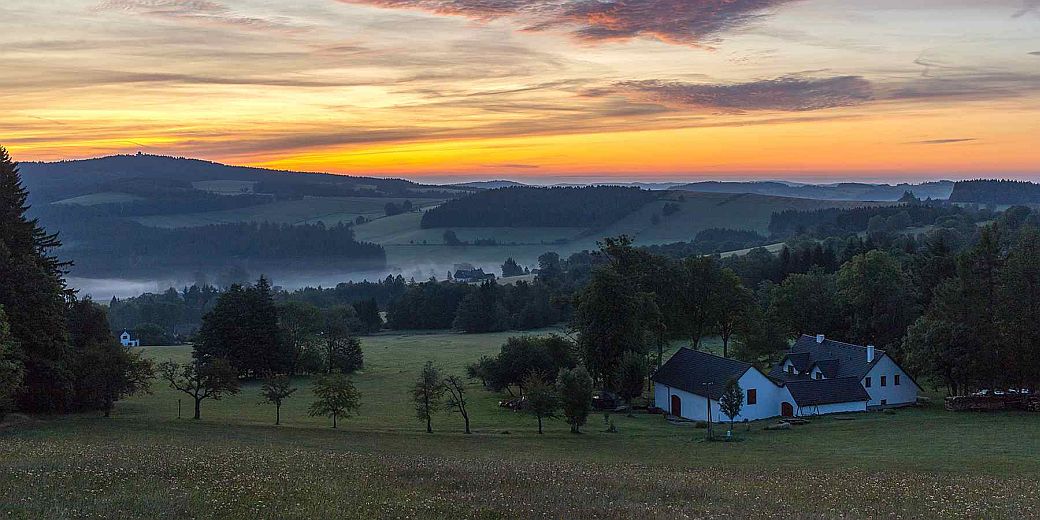 Krajina Žďárských vrchů.