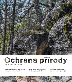 Obálka časopisu Ochrana přírody.