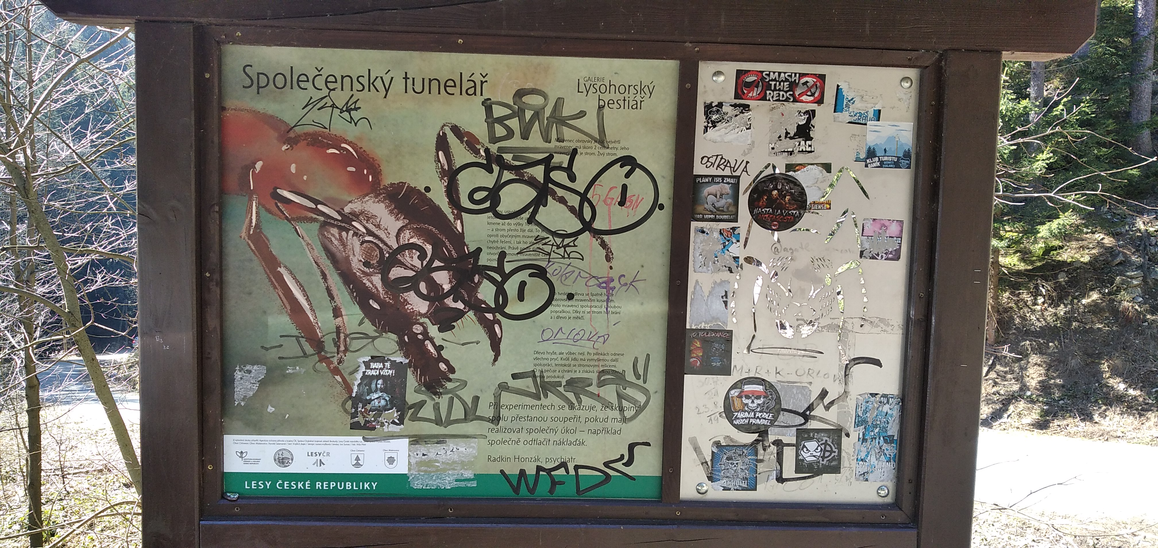 zastavení naučné stezky - Společný tunelář