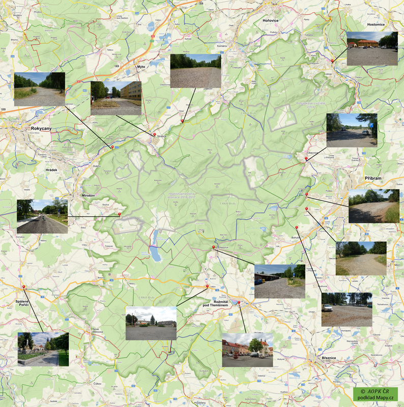 parkovište CHKO Brdy